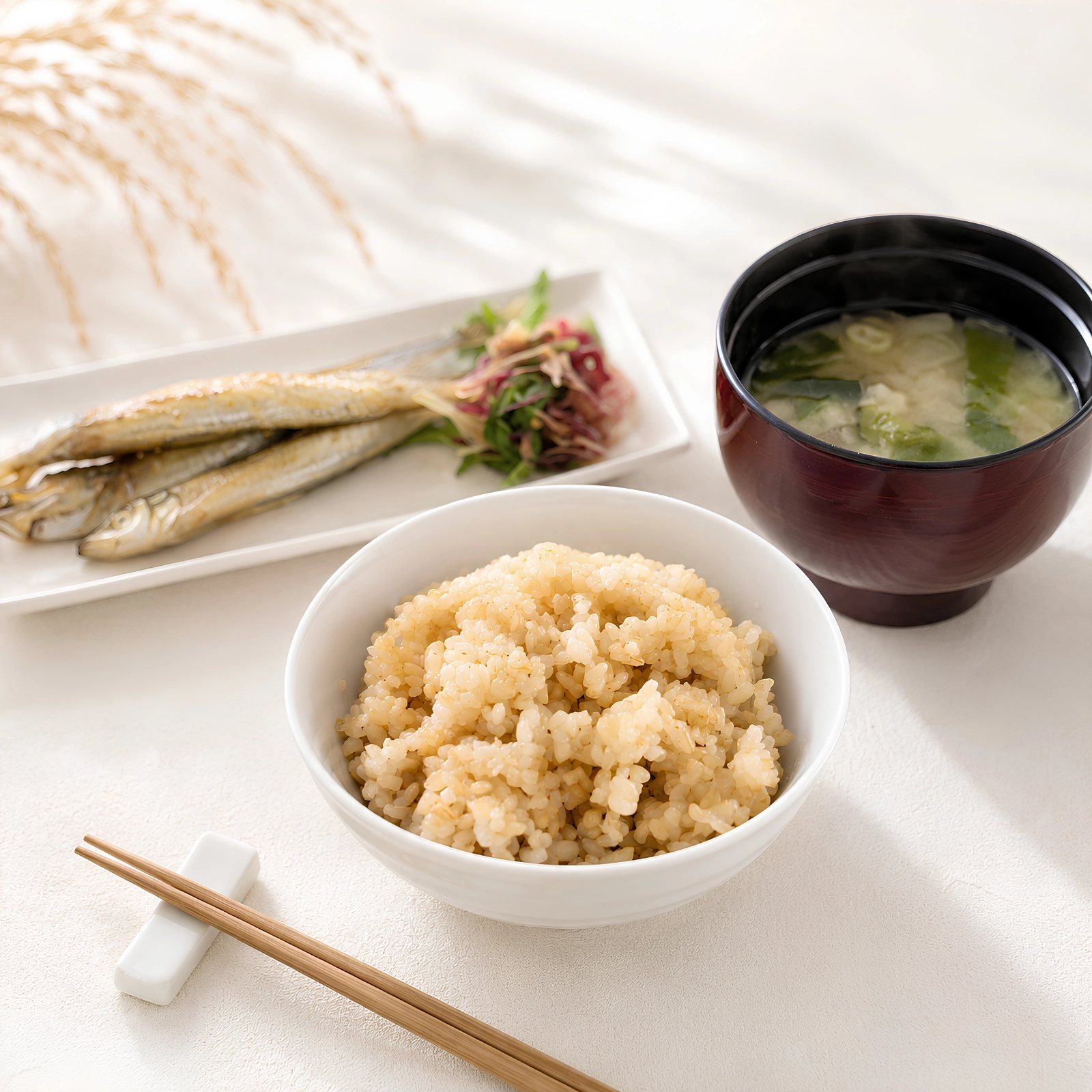 玄米のある食卓